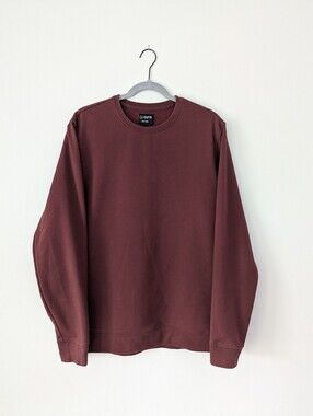 Cuts Hyperloop Pullover Split-Hem Crewneck Sweatshirt Stretch Athleisure